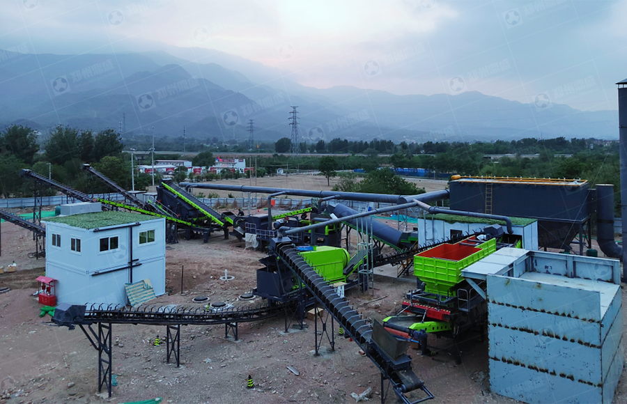 北京海淀年處理50萬噸建筑垃圾模塊化處置系統