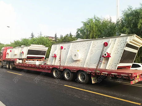 發貨忙—山西省河津市建筑固廢資源化項目全套裝備如期抵達現場